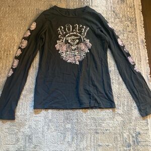 youth girls XL vintage roxy long sleeve - fits like a women’s small